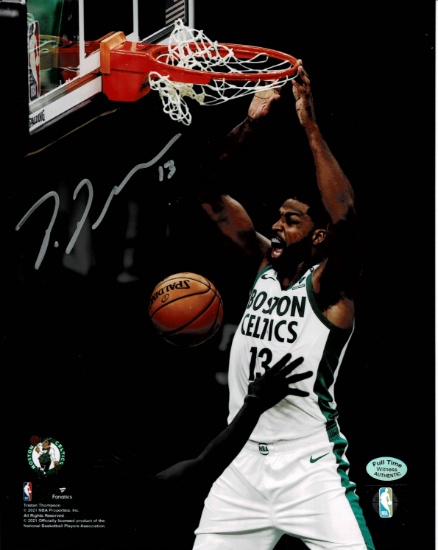 Tristan Thompson Boston Celtics Autographed 8x10 Photo Full Time coa