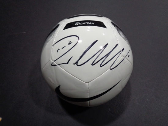 Christiano Ronaldo Manchester United Autographed Nike Pitch Team Soccer Ball GA coa