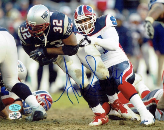 Antwain Smith New England Patriots Autographed 8x10 Photo Cardboard Promo Holo & FT coa