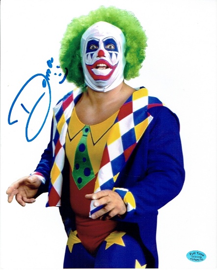 Doink the Clown (John Maloof 1993) WWF/WWE Autographed 8x10 Photo Full Time coa