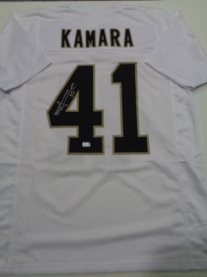 Alvin Kamara New Orleans Saints Autographed Custom Football Jersey GA coa
