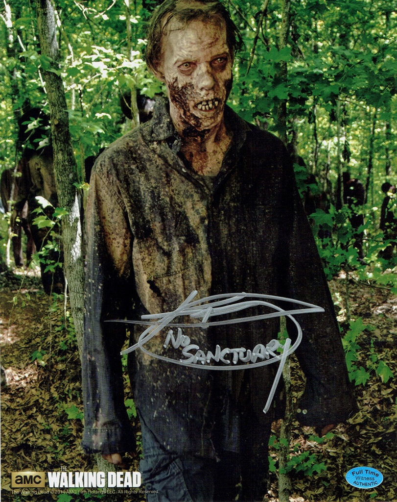 Kent Wagner The Walking Dead Signed Autographed Authentic 8x10 Walker #2 