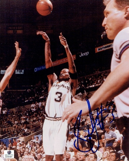 Stephen Jackson San Antonio Spurs Autographed Photo GA coa