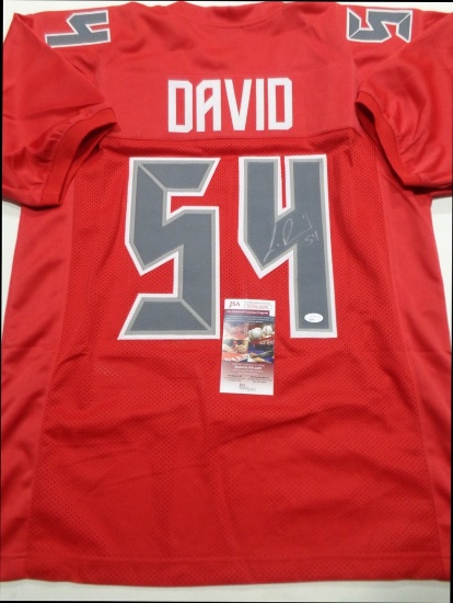 Lavonte David Tampa Bay Buccaneers Autographed Custom Football Jersey JSA W coa