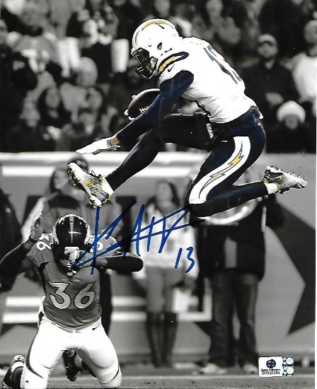 Keenan Allen Los Angeles Chargers Autographed 8x10 Photo GA coa