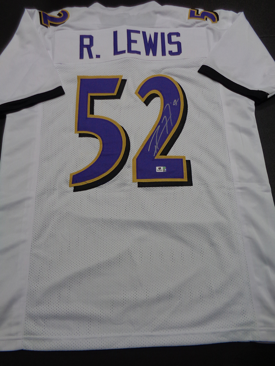 Ray Lewis Baltimore Ravens Jersey white