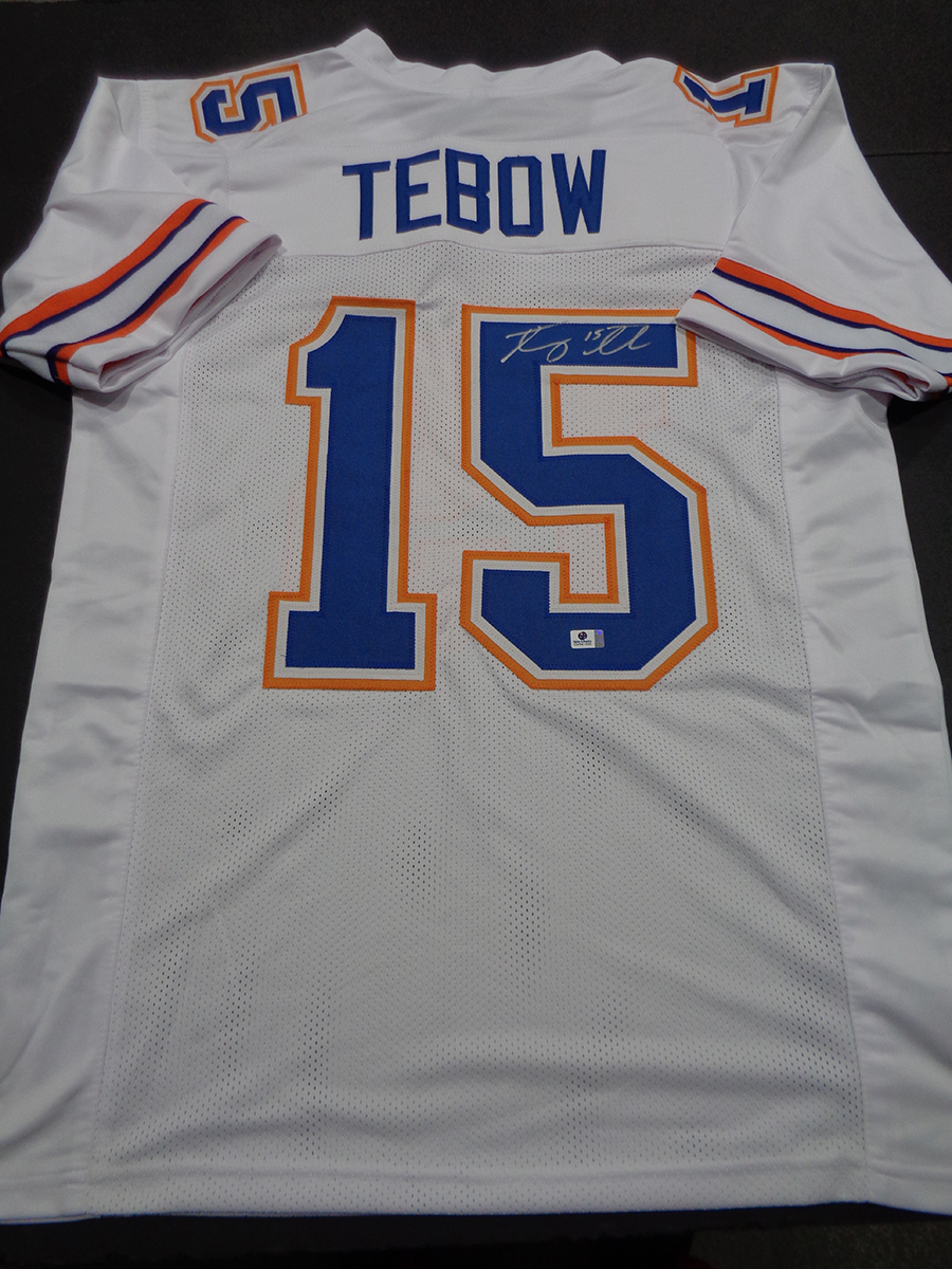 tim tebow signed jersey