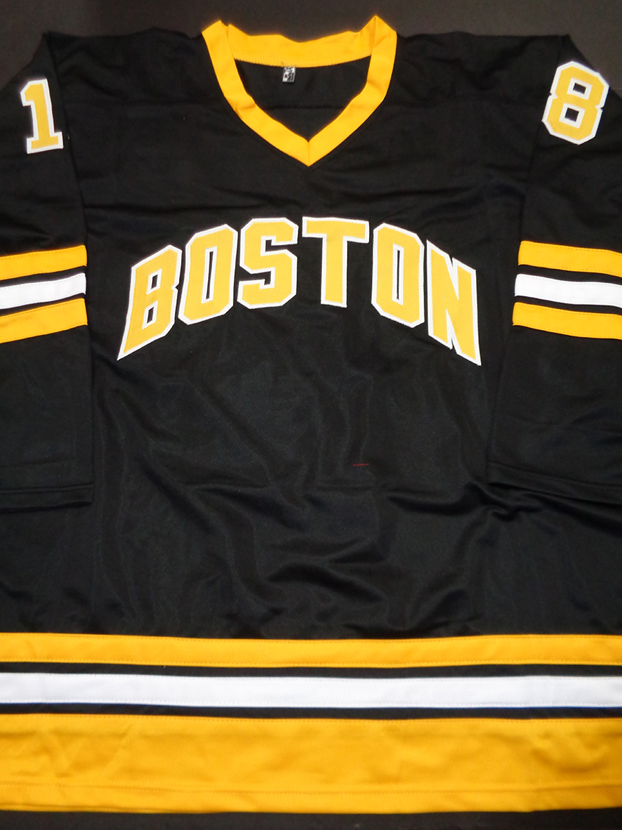 Adam Sandler Signed White Happy Gilmore Boston Bruins Jersey Licensed Jsa  Coa