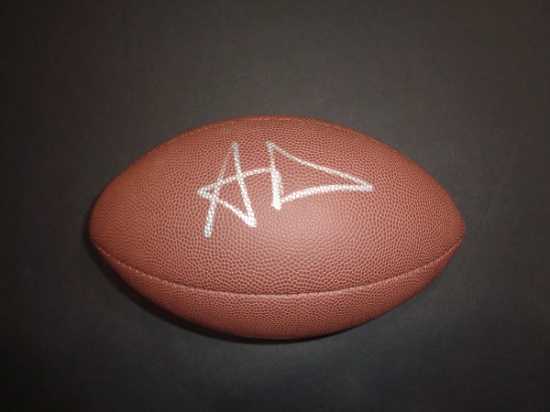 Aaron Donald Los Angeles Rams Autographed Wilson Football w/ GA coa