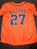 Jose Altuve Houston Astros Autographed Custom Baseball Jersey GA coa