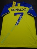 Cristiano Ronaldo Autographed Duneus 2022-23 Al-Nassr Home Jersey GA coa