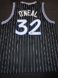 Shaquille O'Neal Orlando Magic Autographed Custom Basketball Jersey GA coa
