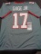 Russell Gage Jr. Tampa Bay Buccaneers Autographed Custom Football Jersey JSA W coa