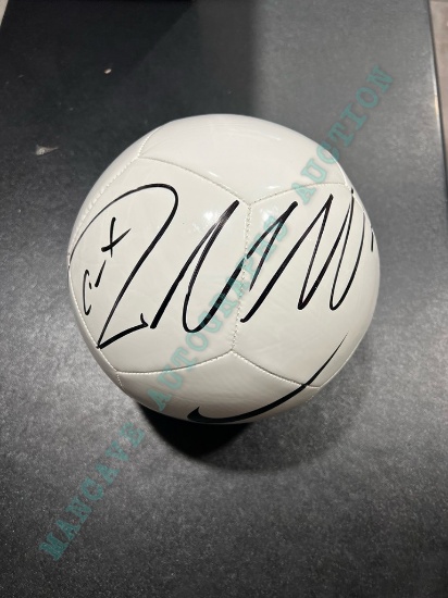 Cristiano Ronaldo Al-Nassr Autographed Adidas Soccer Ball GA coa