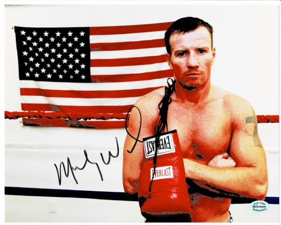 Micky Ward Former Boxing Champ Autographed 8x10 Photo Full Time coa