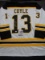 Charlie Coyle Boston Bruins Autographed Custom Hockey Jersey JSA W coa