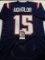 Nelson Agholor New England Patriots Autographed Custom Football Style Jersey JSA W coa