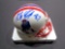 Rob Gronkowski New England Patriots Autographed Riddell Mini Helmet GA coa