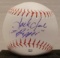 Jack Clark San Francisco Giants Autographed & Inscribed Rawlings Baseball JSA W coa