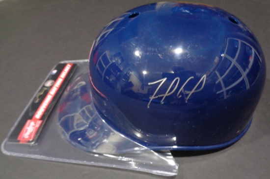 Franchy Cordero Boston Red Sox Autographed Rawlings Full Size Souvenir Helmet Full Time QR Hologram