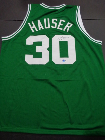 Sam Hauser Boston Celtics Autographed Custom Basketball Style Jersey Beckett Holo