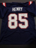 Hunter Henry New England Patriots Autographed Custom Football Jersey Beckett Hologram