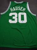 Sam Hauser Boston Celtics Autographed Custom Basketball Style Jersey Beckett Holo