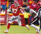 Travis Kelce Kansas City Chiefs Autographed 8x10 Photo GA coa