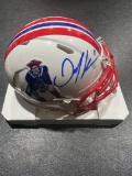 Julian Edelman New England Patriots Autographed Riddell Mini Helmet GA coa