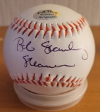 Bob Stanley Boston Red Sox Autographed Rawlings Baseball Full Time QR Hologram
