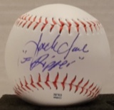 Jack Clark San Francisco Giants Autographed & Inscribed Rawlings Baseball JSA W coa