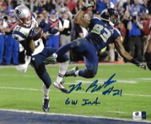 New England Patriots 2xSBChamp Autograph 8x10 Picture of Tully Banta - Cain