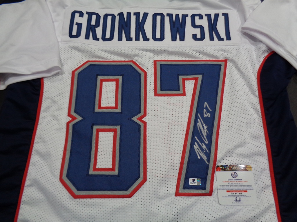 Sold at Auction: Rob Gronkowski New England Patriots Signed