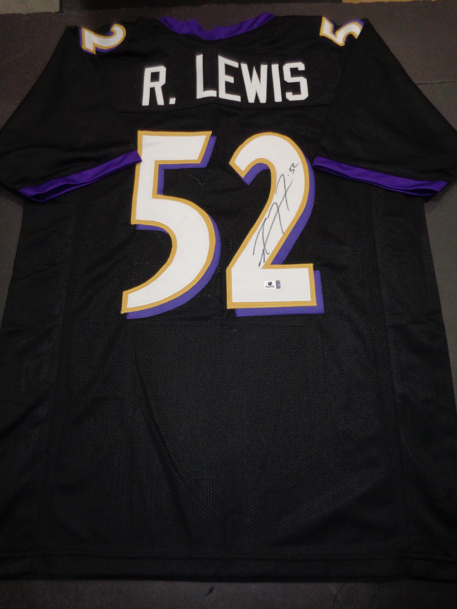 Ray Lewis Baltimore Ravens Autographed Custom Proxibid