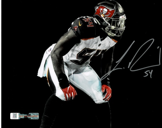 Lavonte David Tampa Bay Buccaneers Autographed 8x10 Photo FT coa