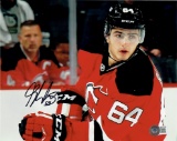 Joseph Blandisi New Jersey Devils Autographed 8x10 Photo Beckett Holo
