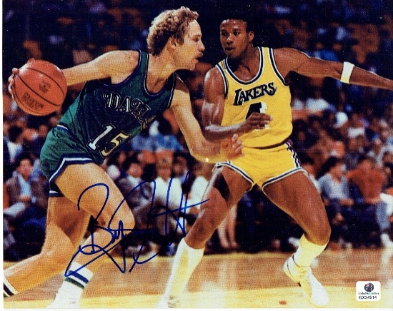 Byron Scott Los Angeles Lakers Autographed 8x10 Photo GA coa
