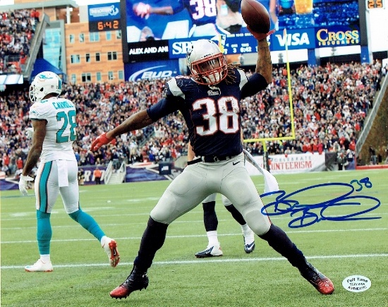 Brandon Bolden New England Patriots Autographed 8x10 Photo Full Time coa