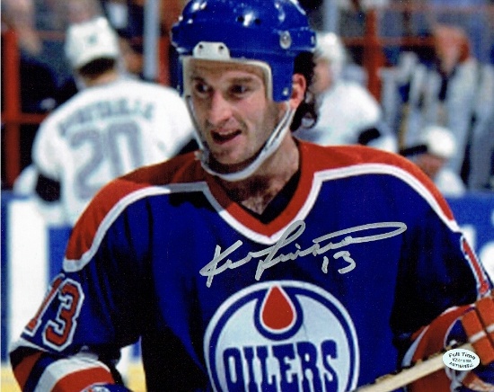 Ken Linseman Edmonton Oilers Autographed 8x10 Photo Full Time coa