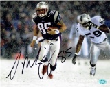 Jermaine Wiggins New England Patriots Autographed 8x10 vs Raiders Photo Full Time coa