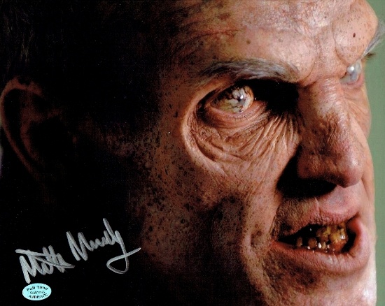 Mike Mundy The Walking Dead Autographed 8x10 Close Up Photo Full Time coa