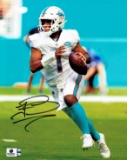 Tua Tagovailoa Miami Dolphins Autographed 8x10 Photo GA coa  *2