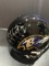 Lamar Jackson Baltimore Ravens Autographed Riddell Replica Full Size Helmet GA coa