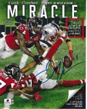 Julian Edelman New England Patriots Autographed 8x10 Photo GA coa  *09