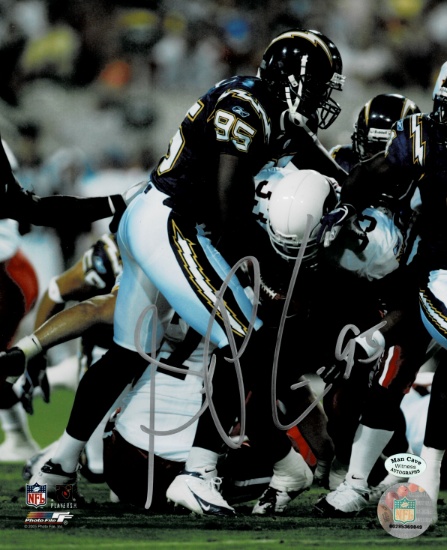 Shawn Phillips San Diego Chargers Autographed 8x10 Photo Mancave coa *3