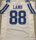 CeeDee Lamb Dallas Cowboys Autographed Custom Football Jersey GA coa