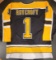 Andrew Raycroft Boston Bruins Autographed Custom Hockey Jersey JSA W coa