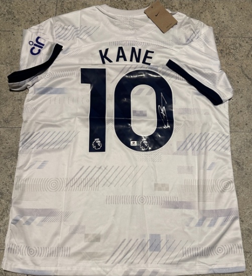 Harry Kane Tottenham Hotspur Nike 2023-24 Home Soccer Jersey GA coa