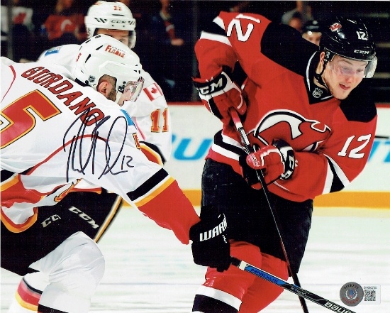 Patrik Elias New Jersey Devils Autographed 8x10 Photo Beckett Holo