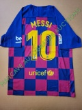 Lionel Messi F.C. Barcelona Autographed Nike 2019-20 Home Soccer Jersey GA coa